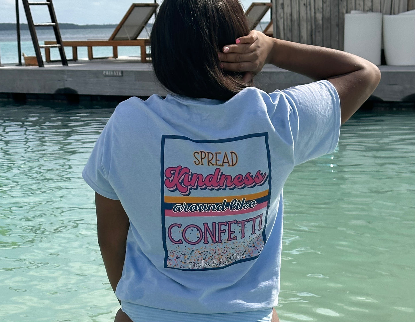 Spread kindness Around Like Confetti (Cotton candy)