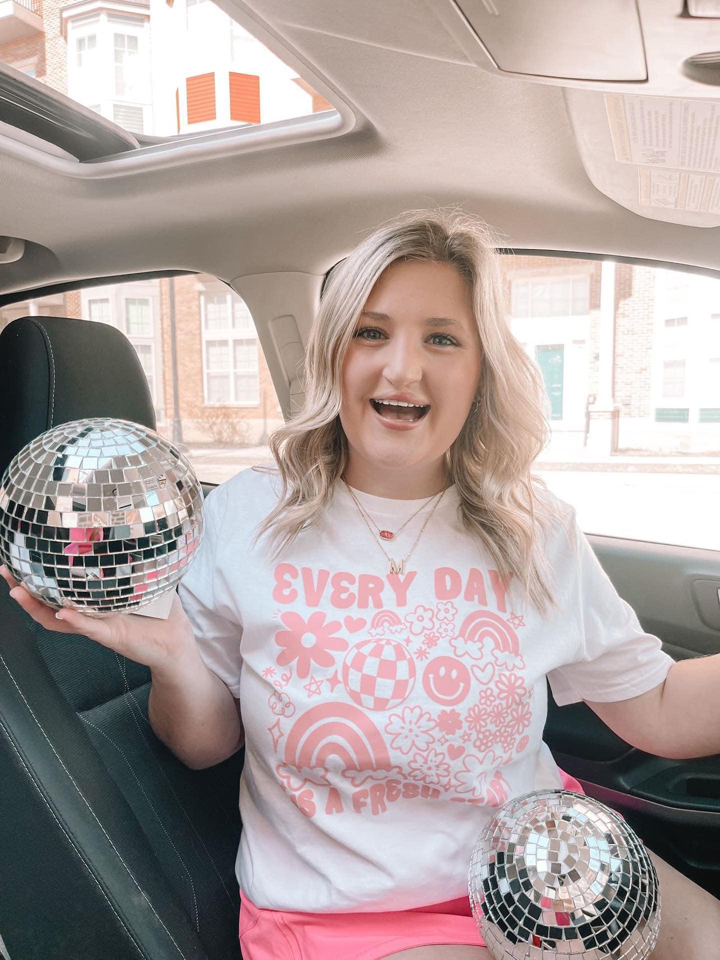 Everyday is a fresh start t-shirt - Tassels & Confetti