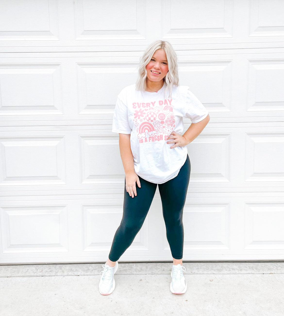 Everyday is a fresh start t-shirt - Tassels & Confetti